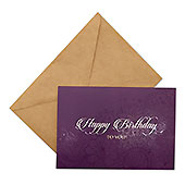 Музыкальная открытка с печатью `Happy Birthday` в крафтовом конверте VC-GCP-HB-6 :: музыкальные открытки с печатью