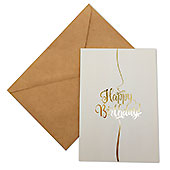 Голосовая открытка с печатью `Happy Birthday` в крафтовом конверте VC-GCP-HB-7 :: музыкальные открытки с печатью